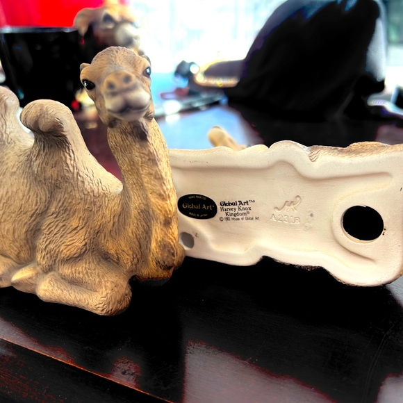 Vintage Global Art Camels New Original Set Showcase Stored Stamped Perfect - Picture 8 of 8